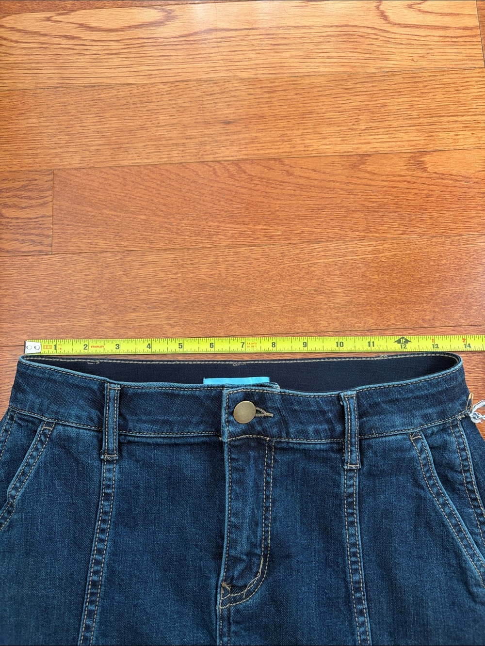 NWT Draper James Denim A-Line Midi Skirt size 4 - Picture 8 of 9